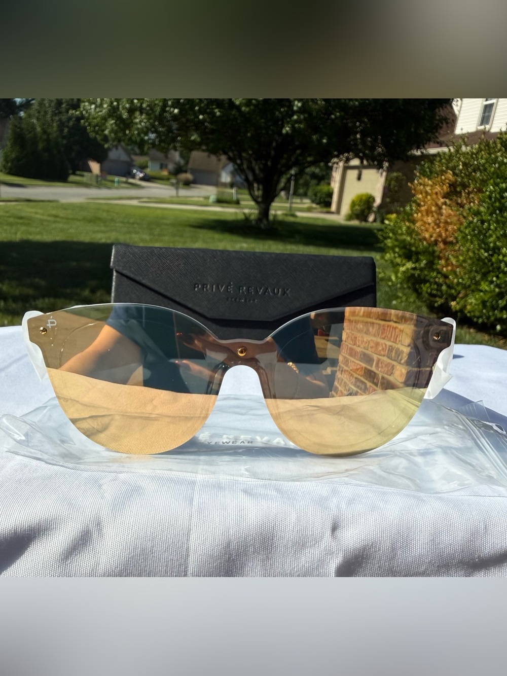 Prive Revaux Women's The Casablanca Rimless Sunglasses